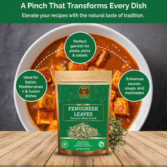 FENUGREEK LEAVES (Kasoori Methi Dried)