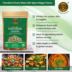FENUGREEK LEAVES (Kasoori Methi Dried)