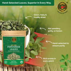 FENUGREEK LEAVES (Kasoori Methi Dried)
