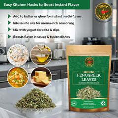 FENUGREEK LEAVES (Kasoori Methi Dried)