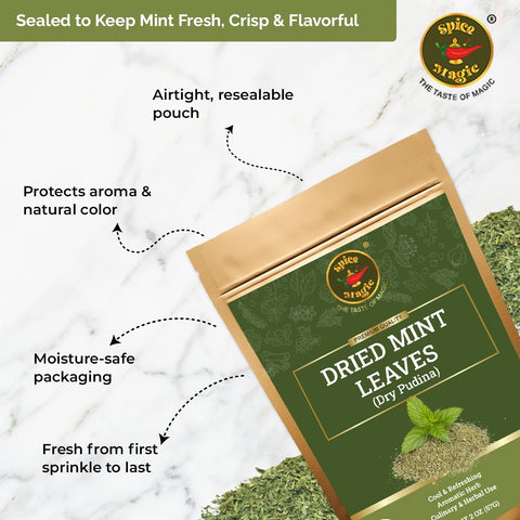 Dried Mint Leaves