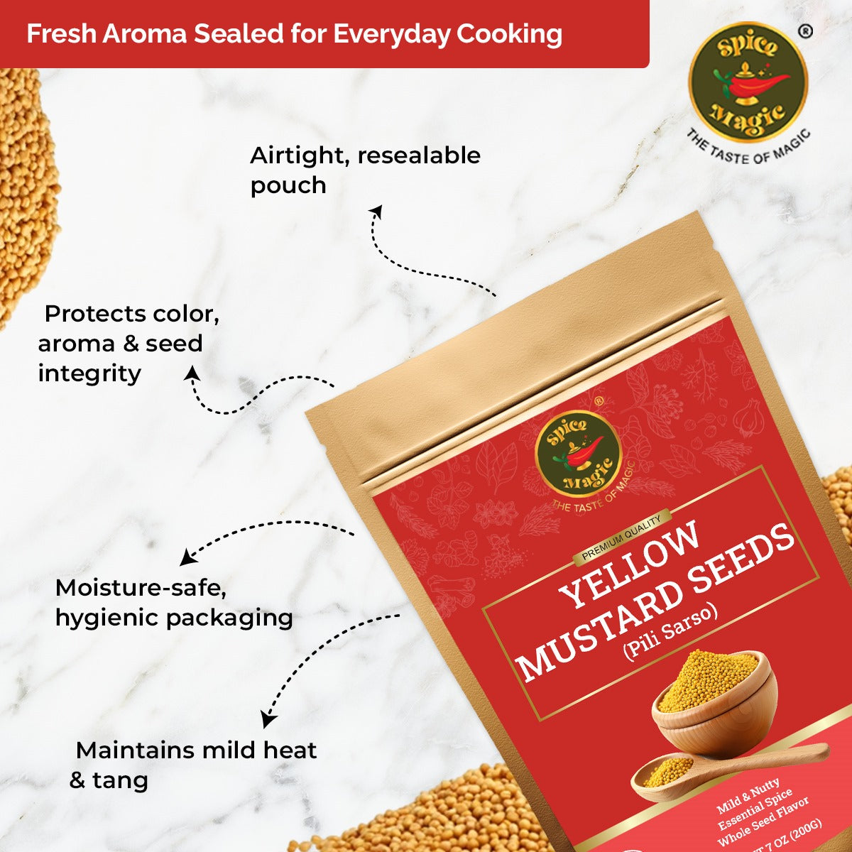 Yellow Mustard Seeds