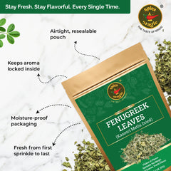 FENUGREEK LEAVES (Kasoori Methi Dried)