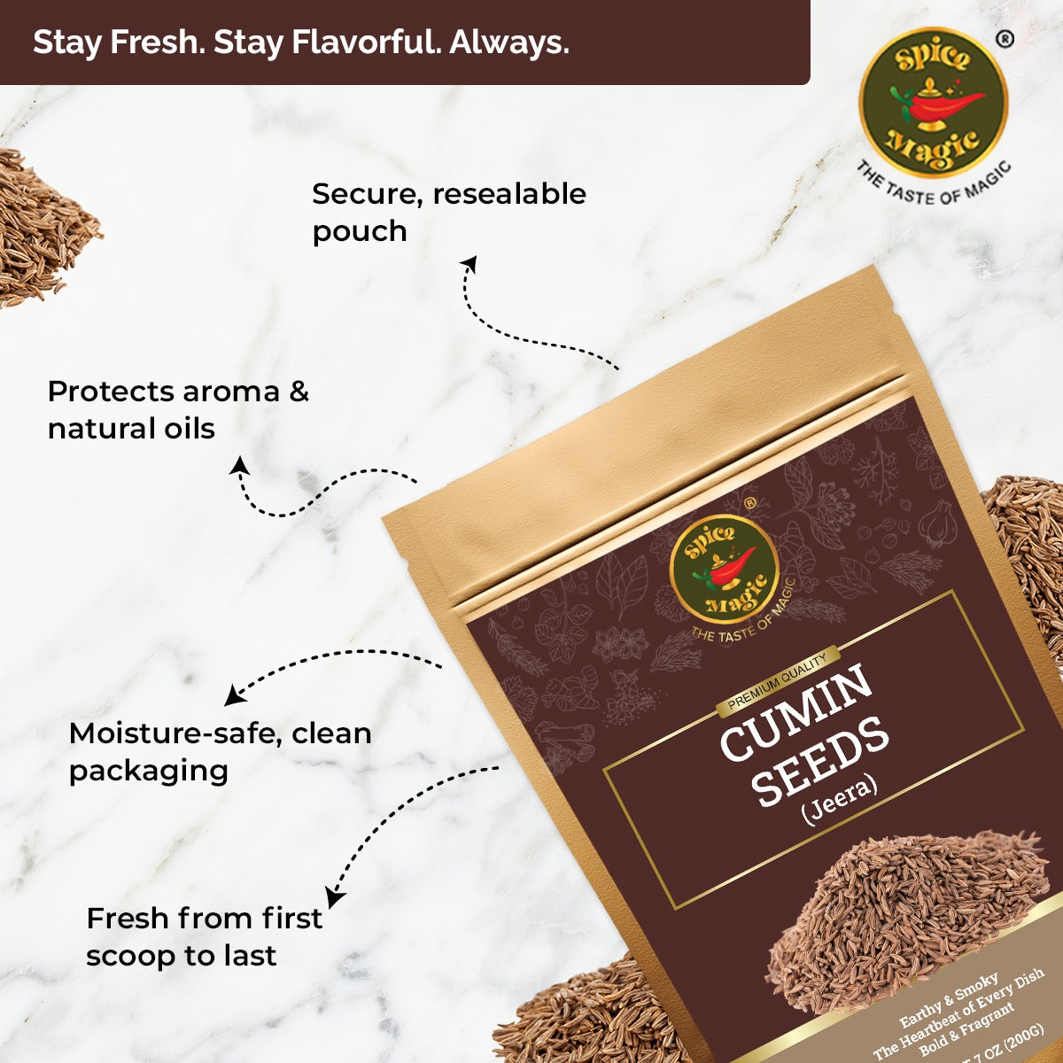 CUMIN SEEDS (JEERA SEEDS)