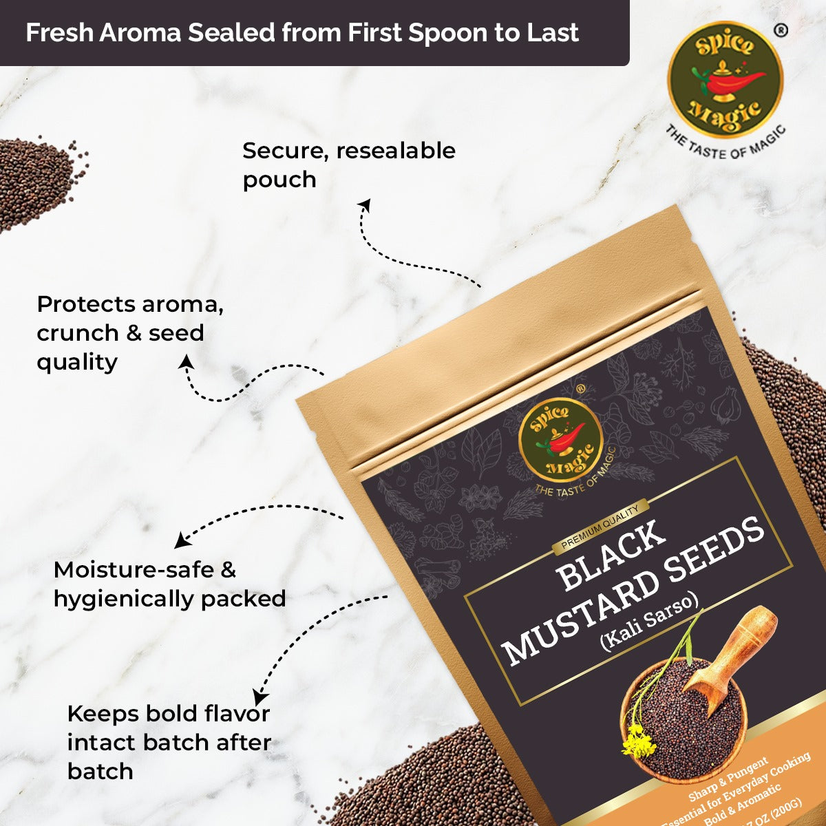 BLACK MUSTARD SEEDS