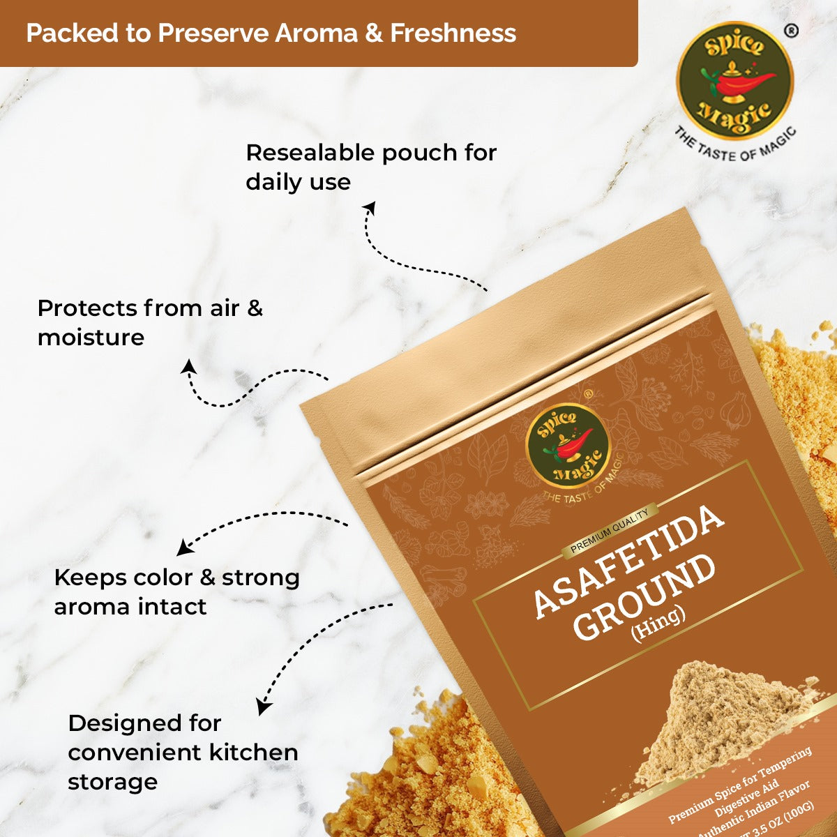 ASAFETIDA GROUND (HING)